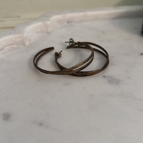 Dangle Hoop Boutique Earrings - Picture 5 of 6